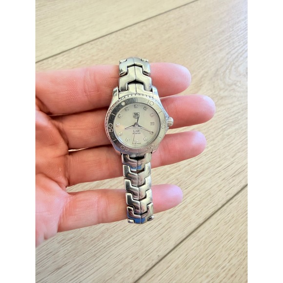 Tag Heuer Link WJ1319-0 Womens Watch Diamond Mother of Pearl Dial Steel Swiss main image 3